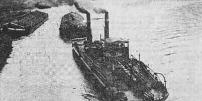 Kettenschifffahrt Kettenschifffahrt auf der Elbe - Höhepunkt 1875 - 1895, Kettenlänge 726 km. von Melnik-Hamburg